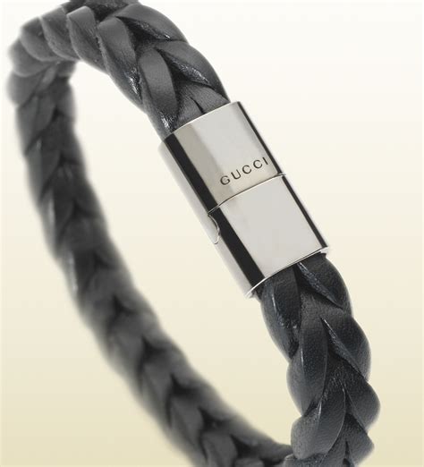 gucci bracelet homme|gucci leather bracelet for men.